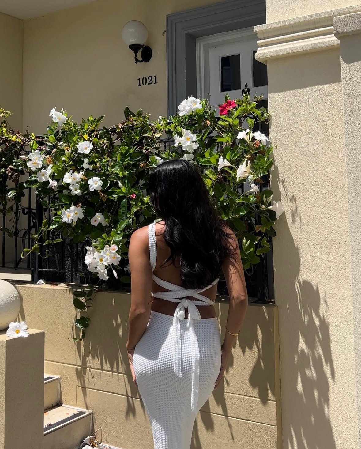 Sabo Skirt Carolina Backless Midi Dress