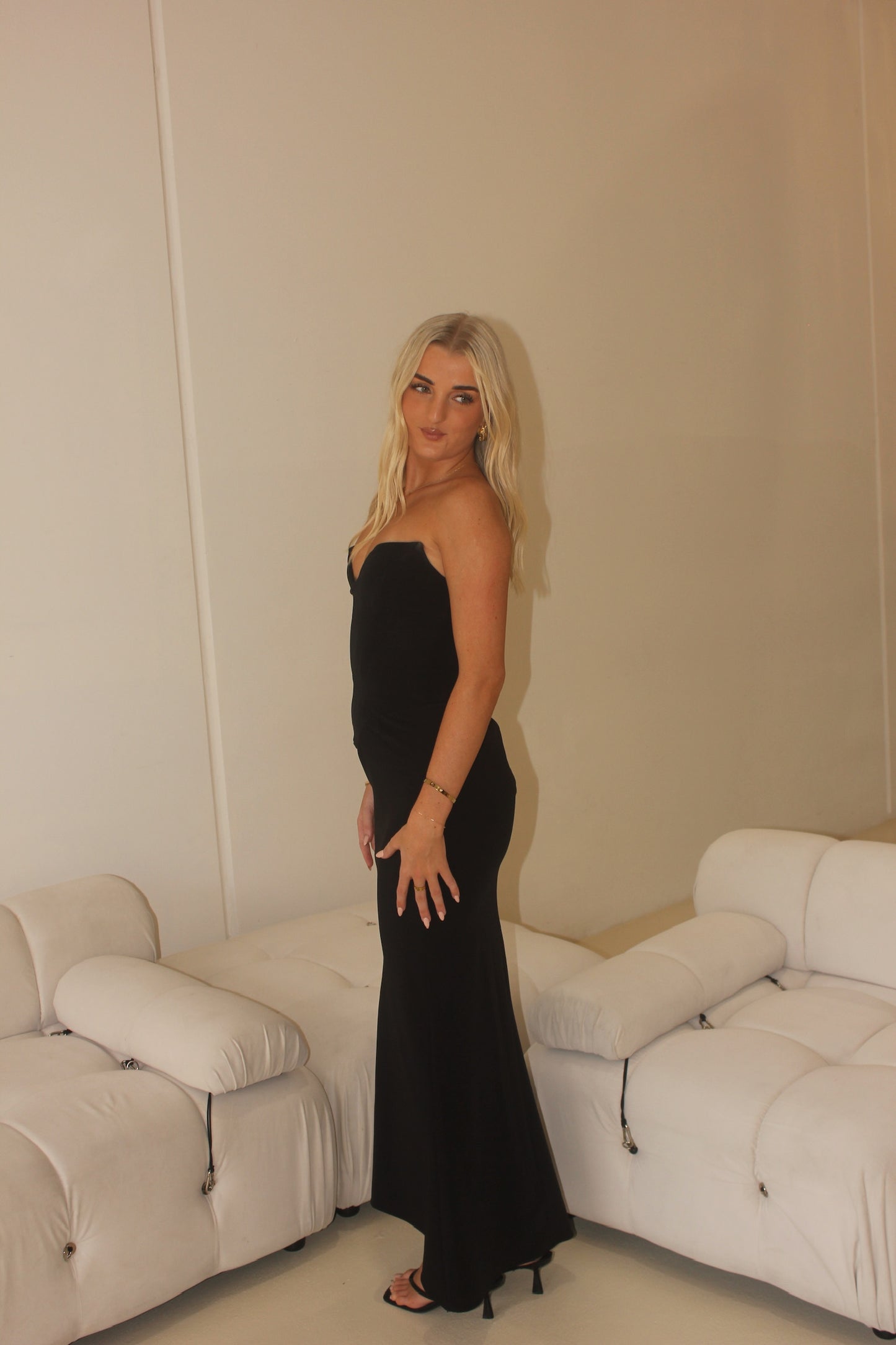 House of CB Sabine Black Maxi