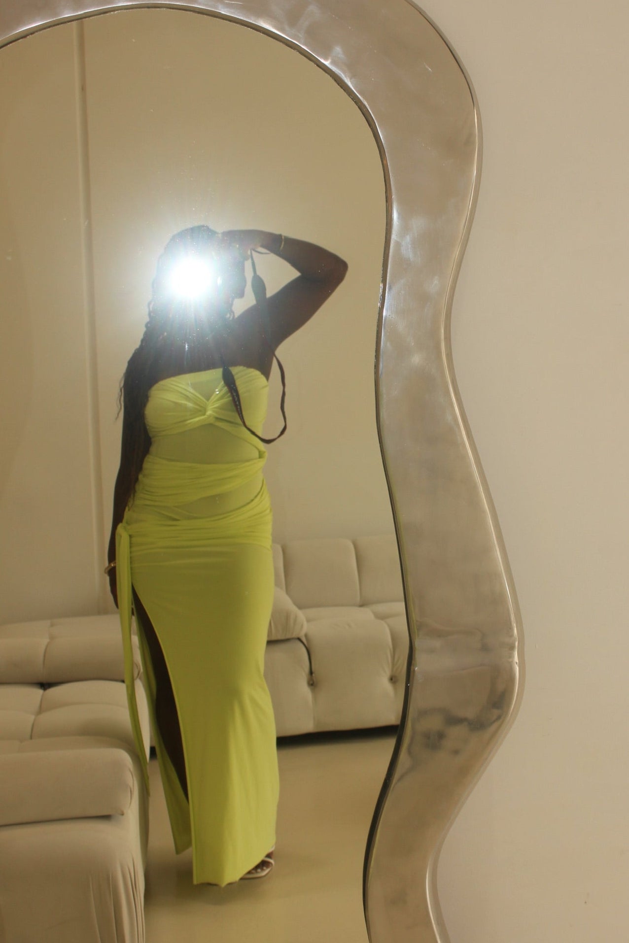 Natalie Rolt Miranda Gown Lime Maxi