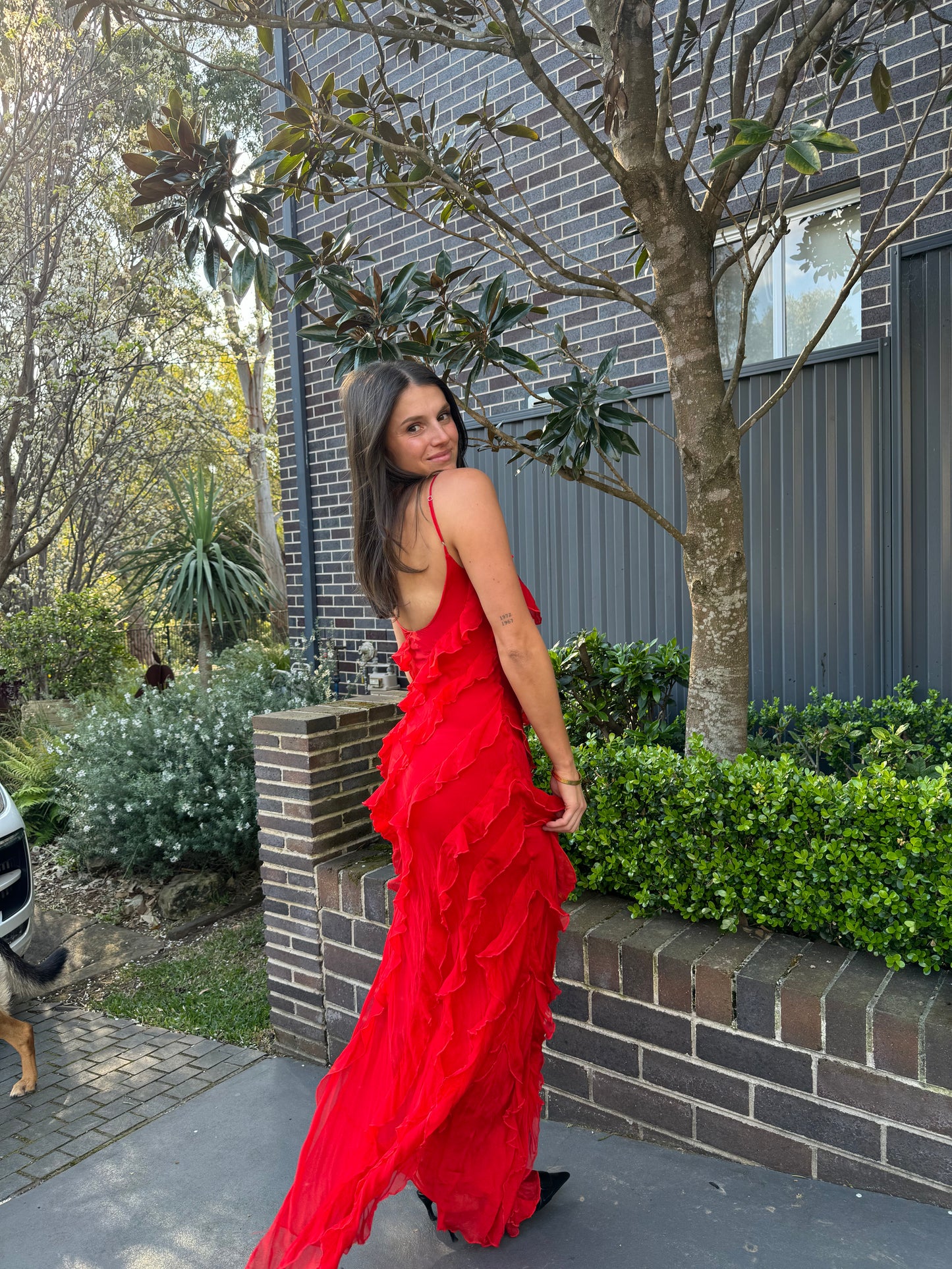 Rat and Boa Cecilia Red Frill