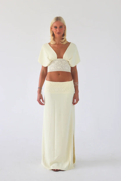 Solamusa Isla Set in Yellow