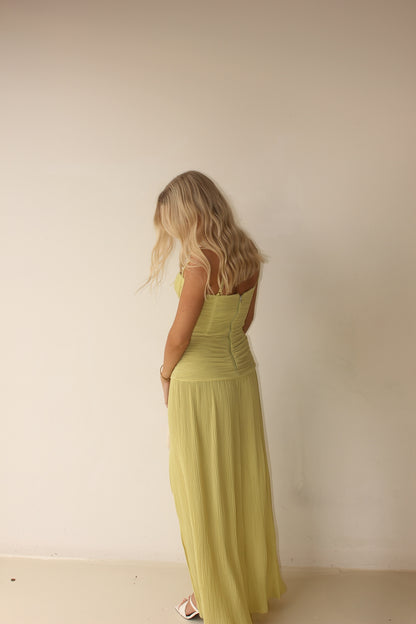 Manning Cartell Double Time Pleat Maxi Pistachio