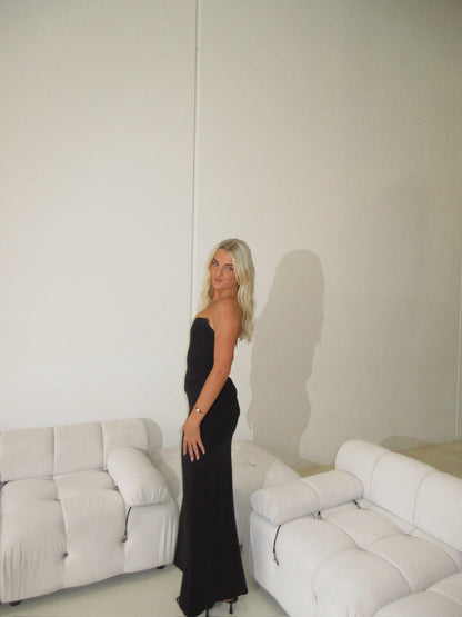 House of CB Sabine Black Maxi