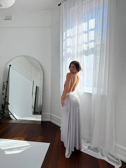 Ance Gria Gaia Silver Gown