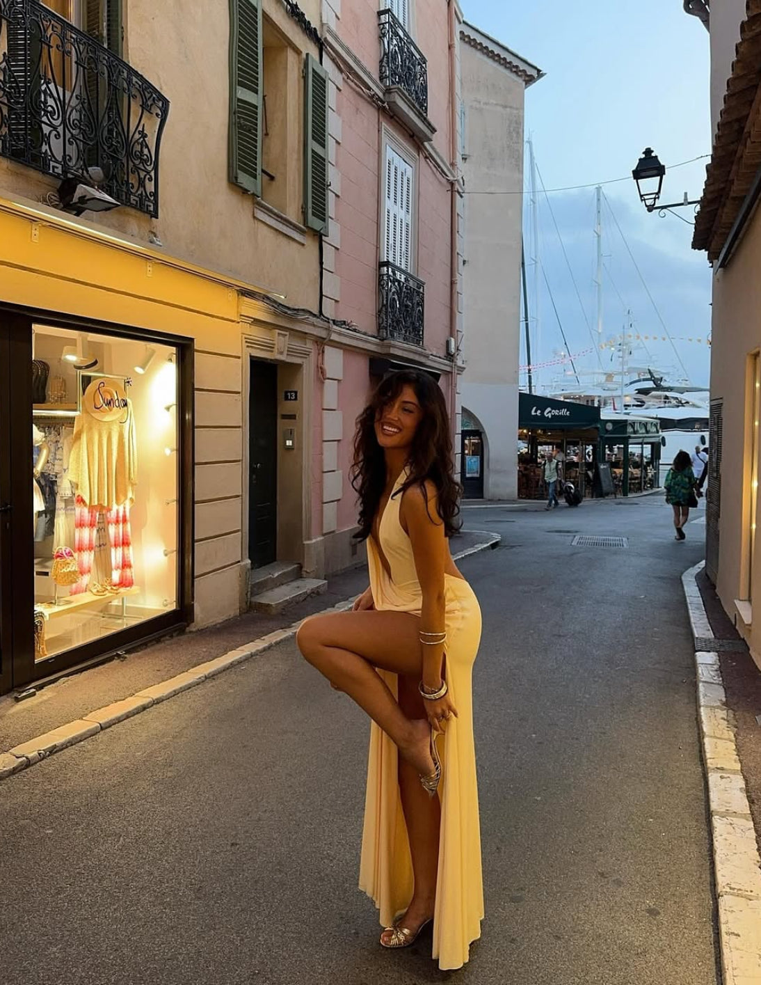 Natalie Rolt Winona Gown Lemon