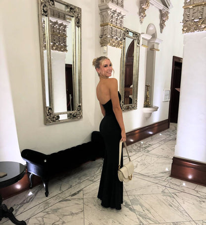 Nookie Honey Gown Strapless Black