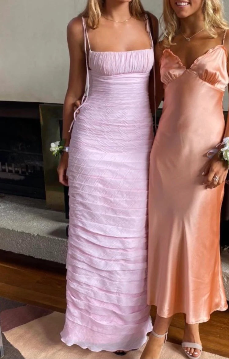 Cha Collective Cha Cha Pink Maxi Dress