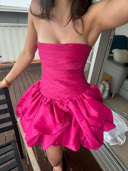 AJE Piacere Bubble Mini Dress