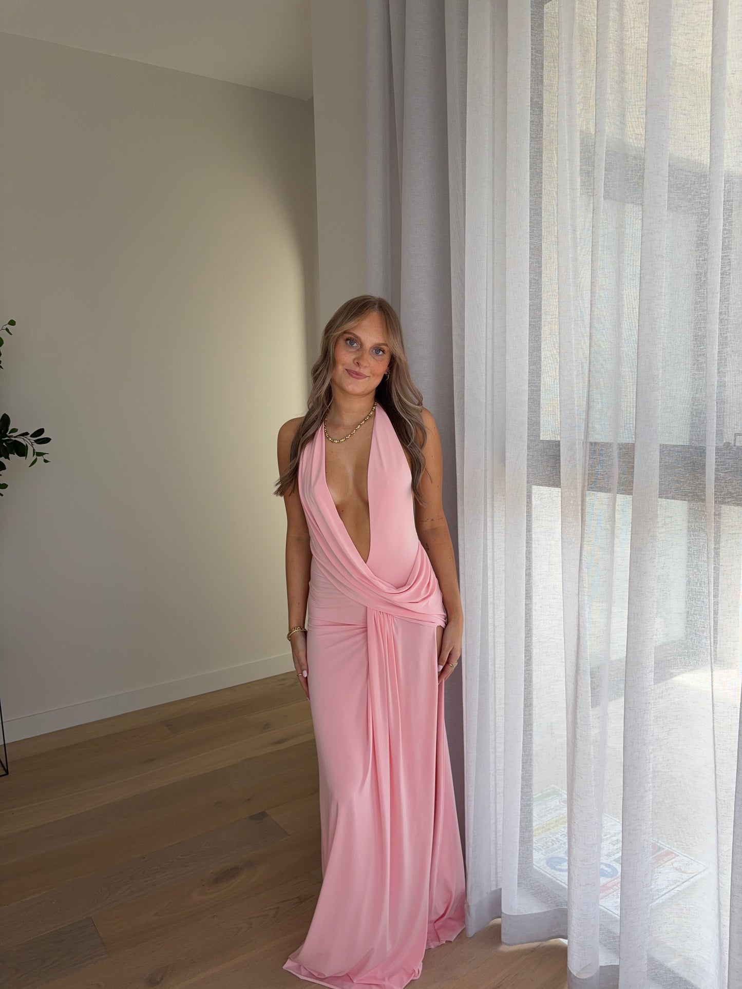 Natalie Rolt Winona Pink Maxi