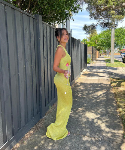 Asta Resort Natalia Sequin Yellow