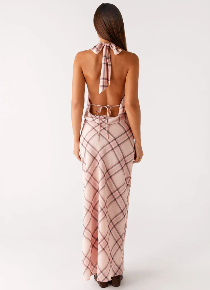 Peppermayo Muse Maxi Pink Check