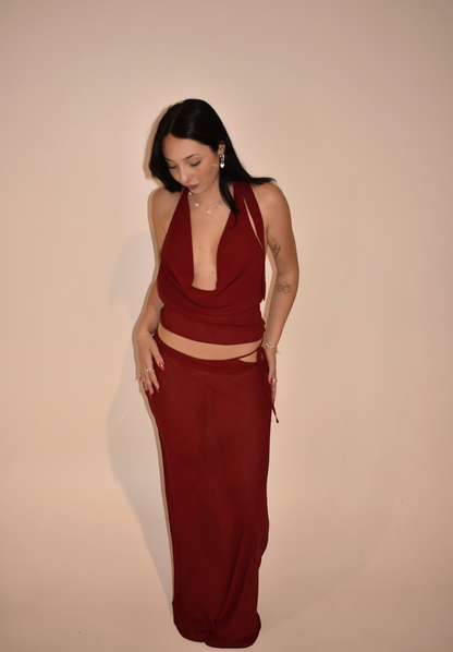 Sasha Therese Aubrey Red Set