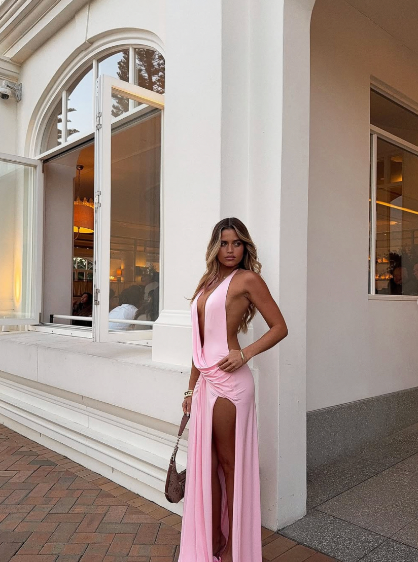 Natalie Rolt Winona Pink Maxi