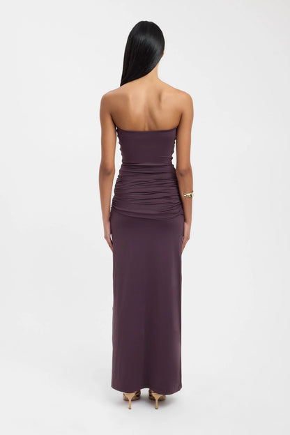 Kookai Torin Trim Brown Maxi