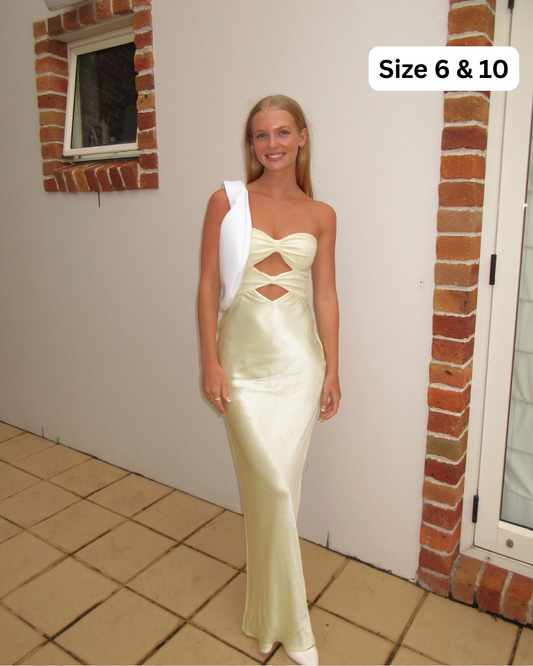 Bec and Bridge Halle Yellow Strapless