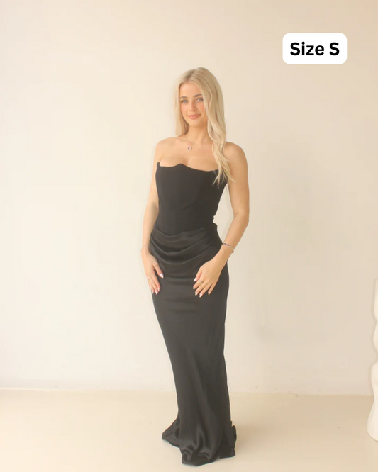 House of CB Persephone Black Maxi