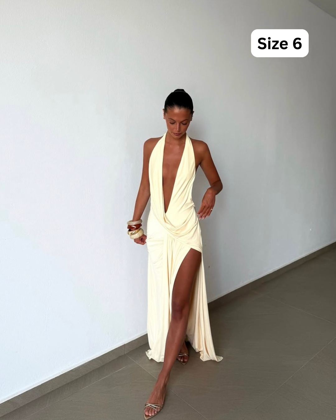 Natalie Rolt Winona Gown Lemon