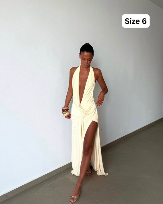 Natalie Rolt Winona Gown Lemon