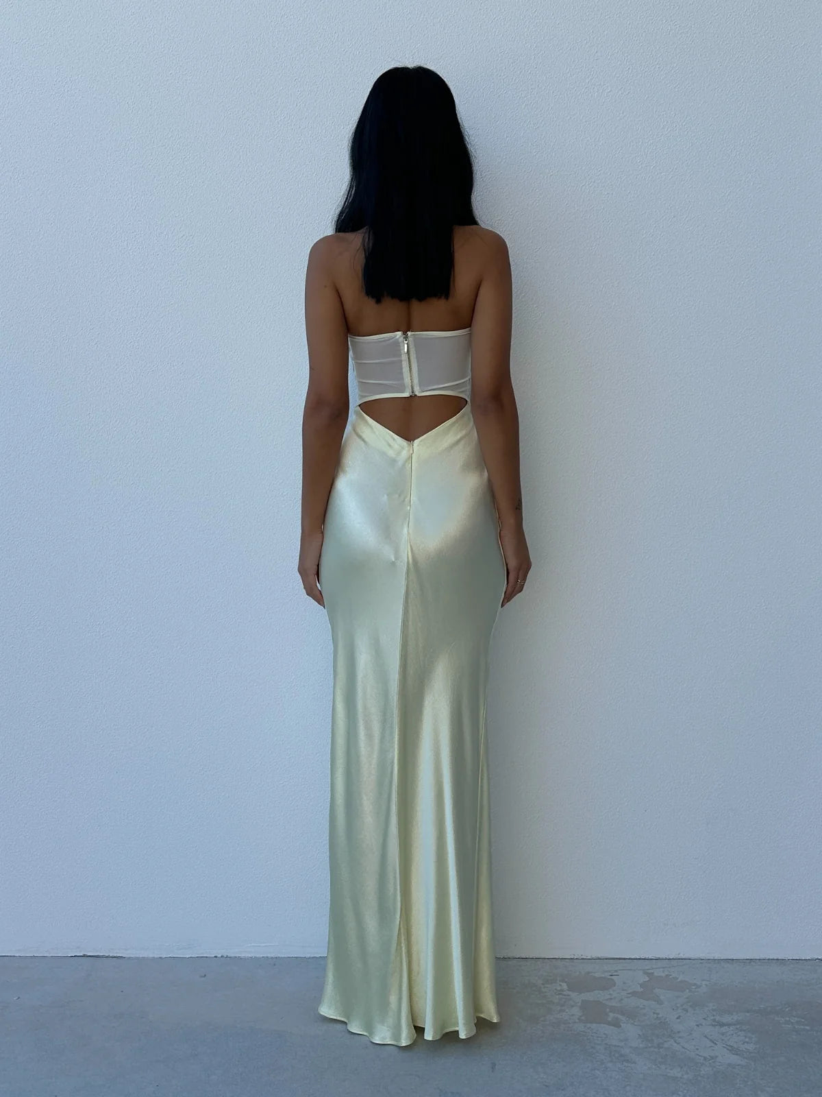 Bec and Bridge Halle Yellow Strapless