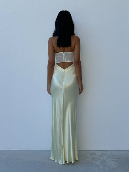 Bec and Bridge Halle Yellow Strapless