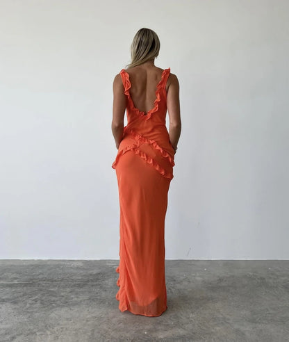 House of CB Pixie Orange Maxi