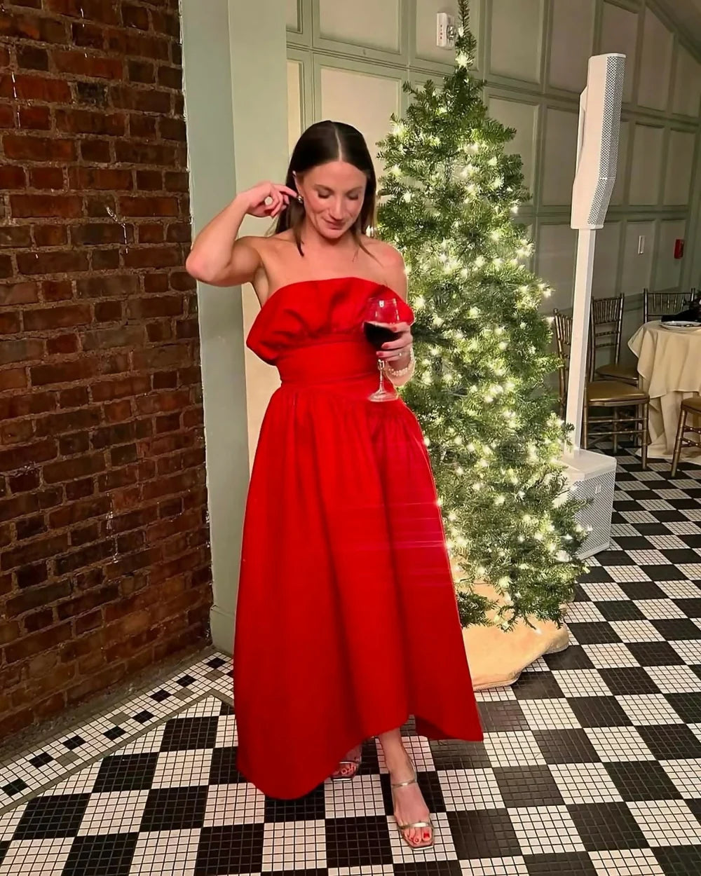 Elliatt Laurel Sleeveless Red Maxi Dress